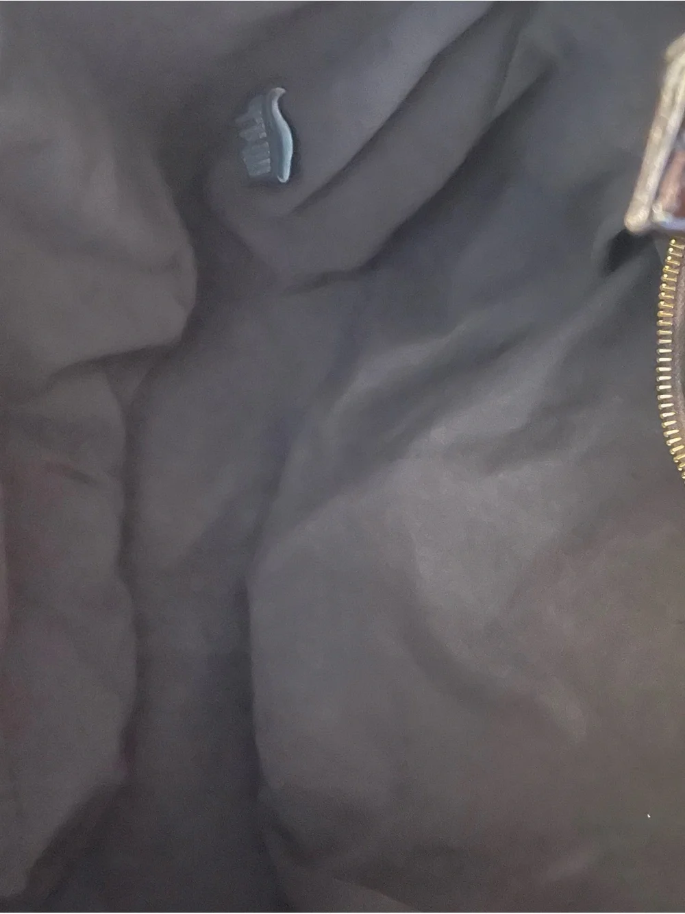 Fendi Mia Monogram Canvas Hobo with Chain Strap and Silver Plaque